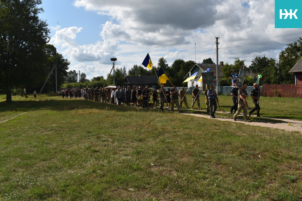 Волиняни провели в останню дорогу загиблого Героя з Волині Василя Маковського