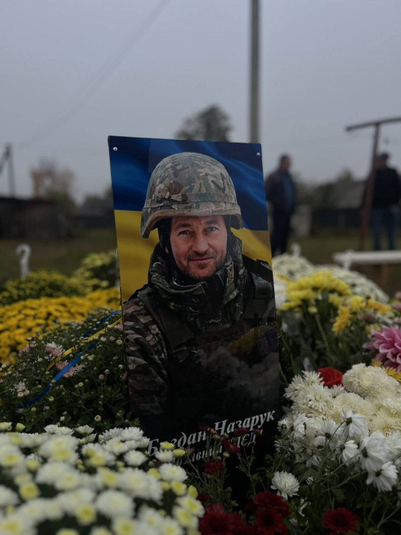На Волині поховали воїна Богдана Назарука, який загинув на Курському напрямку