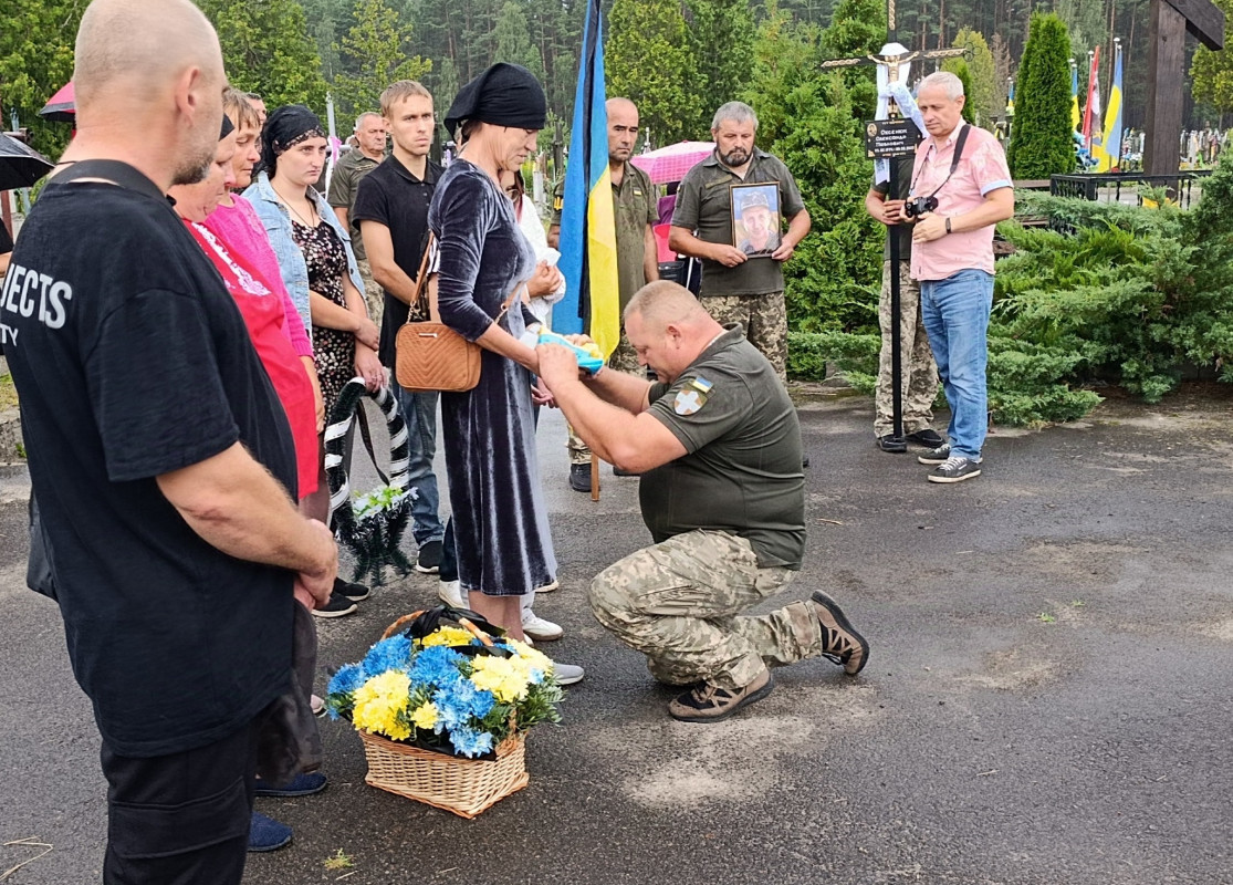 На Волині поховали військового Олександра Оксенюка, який боронив Україну на сході