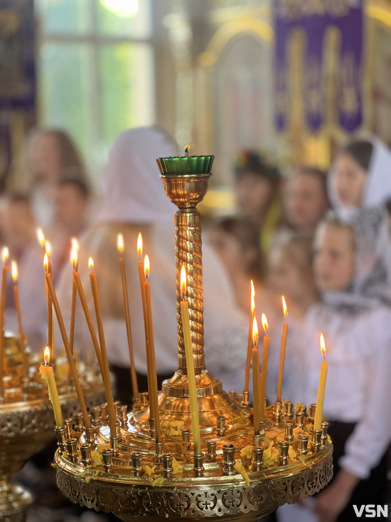 У селі Боратин біля Луцька освятили великодні кошики. Фото