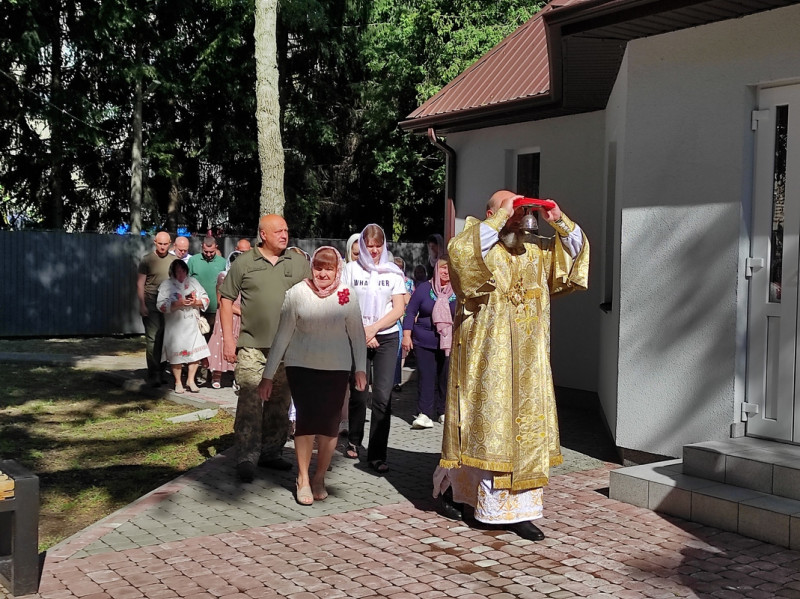 У Луцьку на території ТЦК освятили новий храм