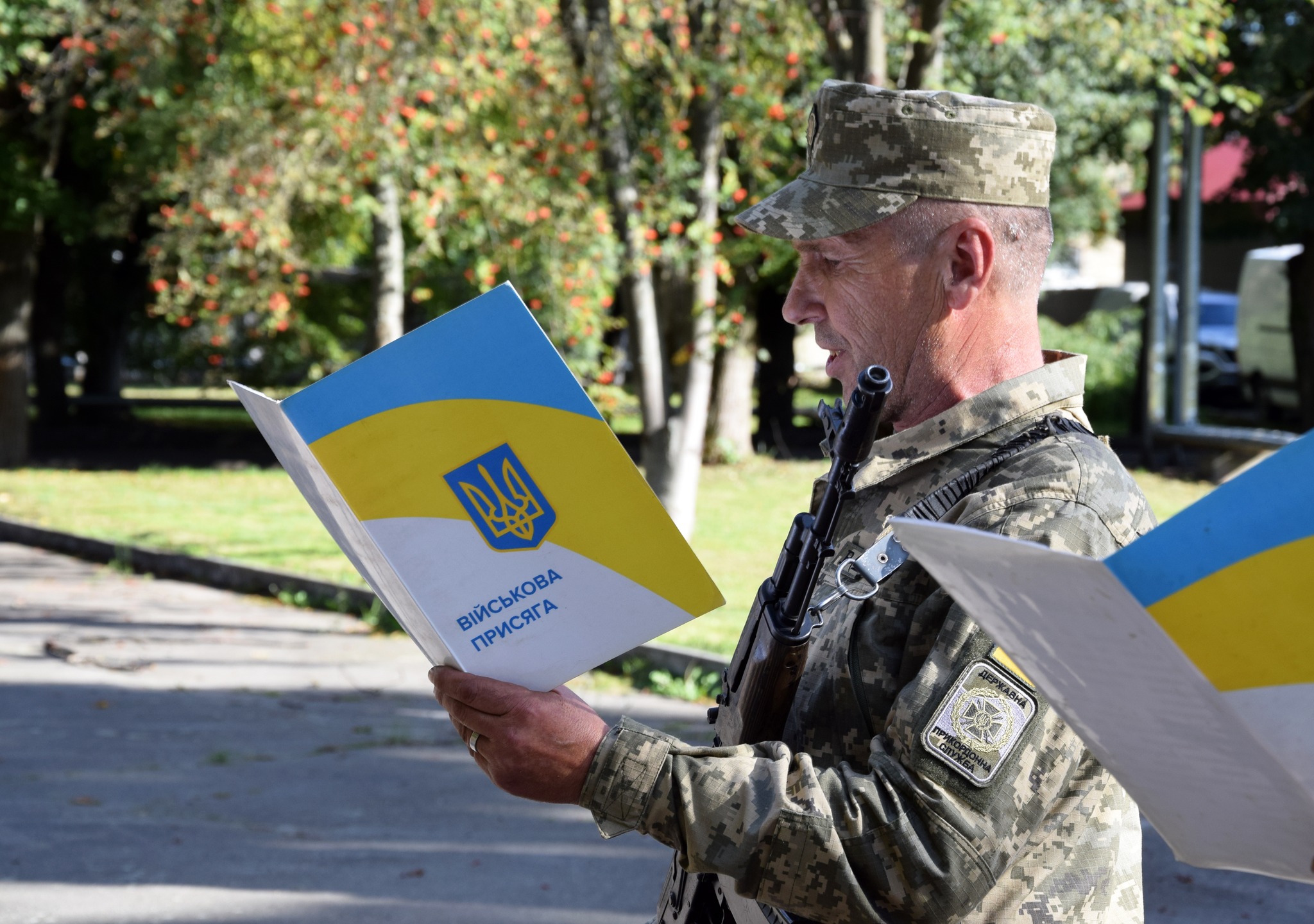 На Волині рекрути-прикордонники урочисто склали військову присягу