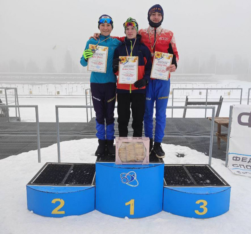 Волинські юні лижники зірвали медальний тріумф на чемпіонаті України