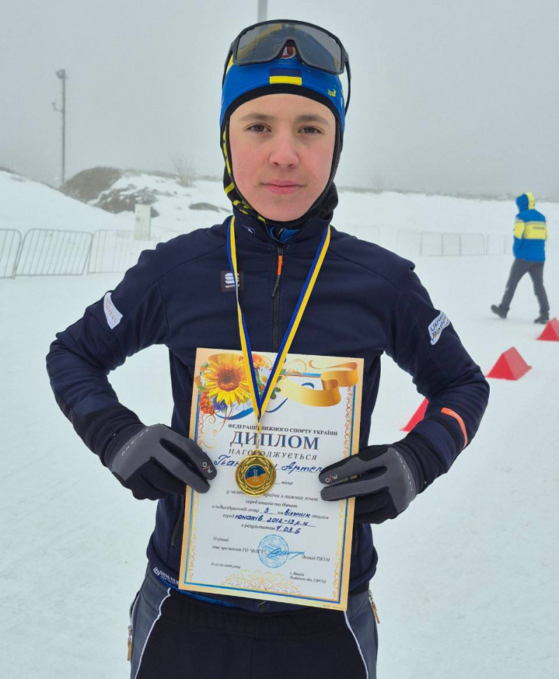 Волинські юні лижники зірвали медальний тріумф на чемпіонаті України