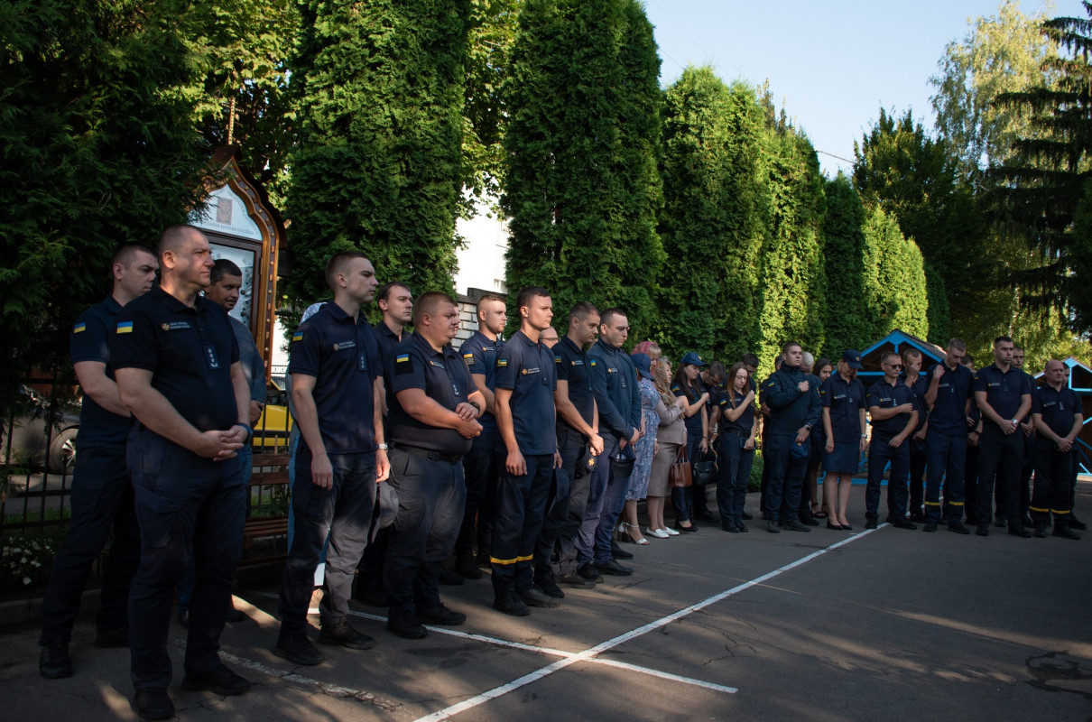 Волинські рятувальники вшанували ікону «Неопалима купина»