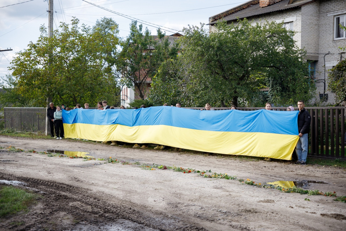 Загинув в бою за Україну: на Волині попрощалися з Героєм Олександром Синяговським
