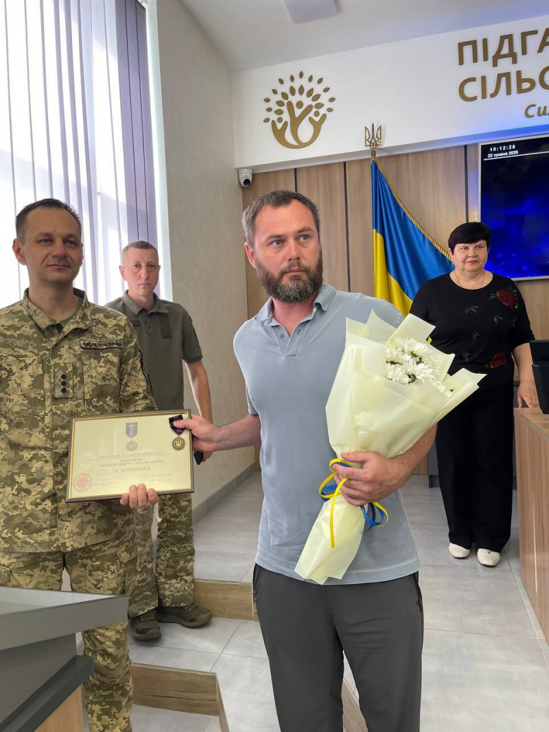 Воїна з Волині нагородили відзнакою Міністра оборони України