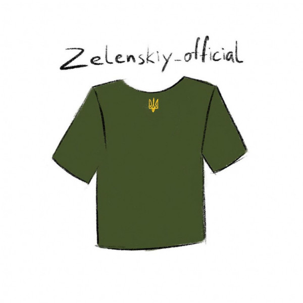 Зеленський одягнув патріотичну футболку волинського бренду