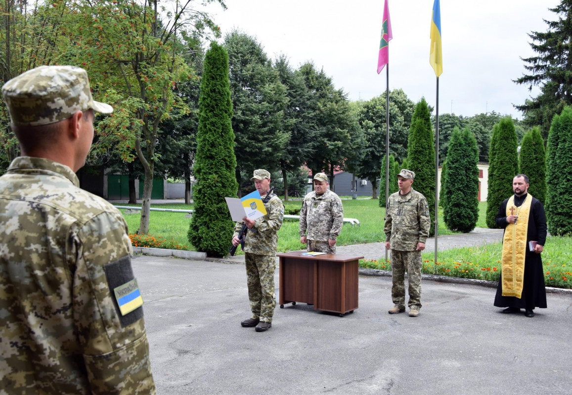 У Луцьку волинські прикордонники склали військову присягу