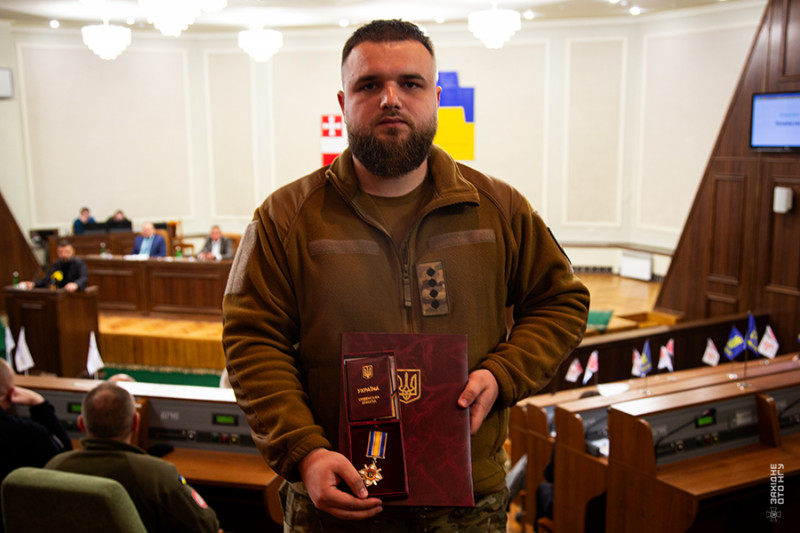Не допустив прориву противника: офіцеру Нацгвардії України на Волині вручили державну нагороду