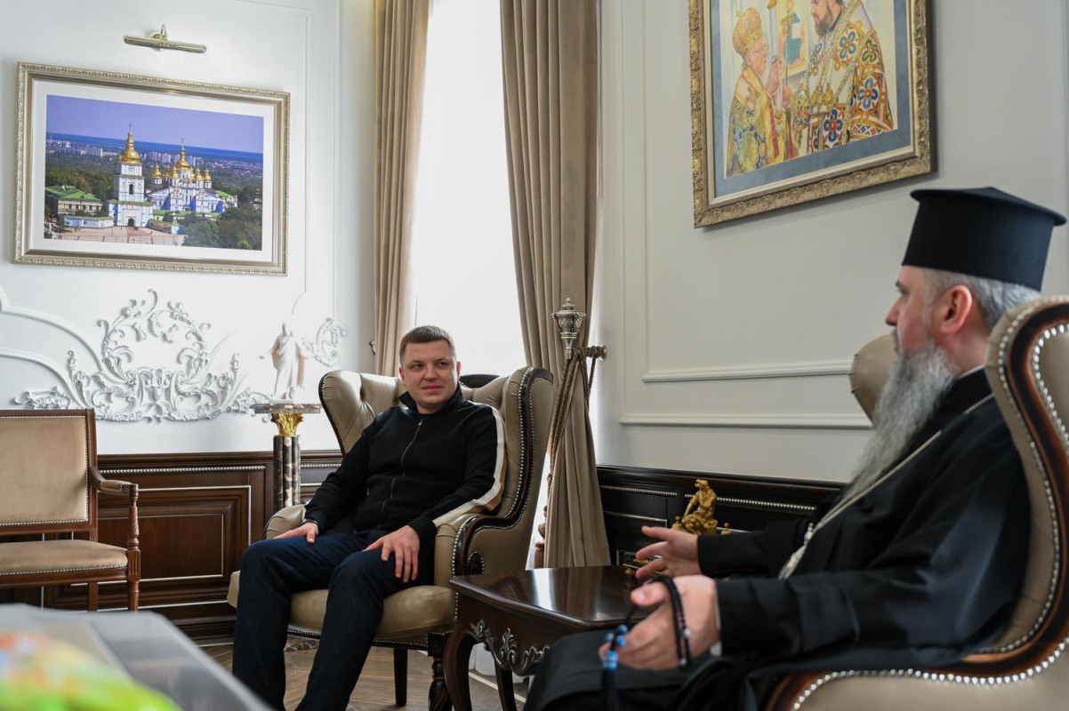 Заступник голови Волинської ОДА обговорив із Митрополитом Епіфанієм життя громад Волині