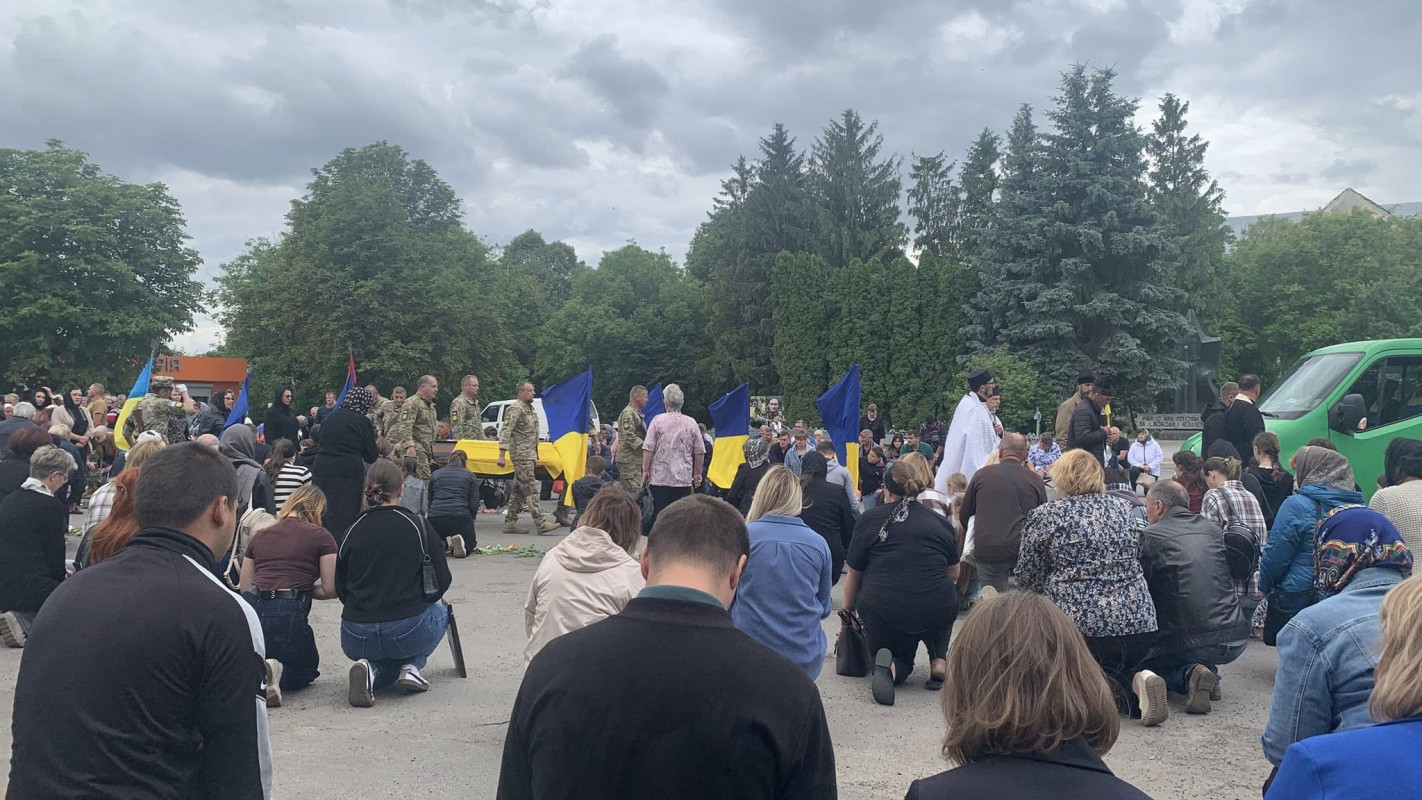 Загинув понад рік тому у Курській області: на Волині поховали Героя Віталія Борилюка