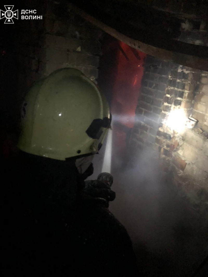 У пожежі на Волині загинув літній чоловік