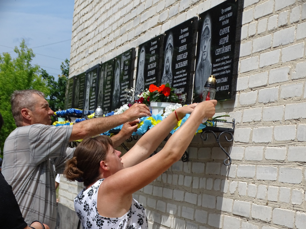 На Волині відкрили пам’ятні дошки трьом загиблим Героям ЗСУ