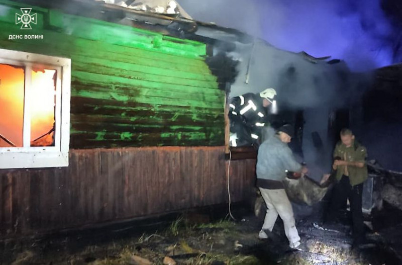 На Волині в пожежі загинуло двоє чоловіків