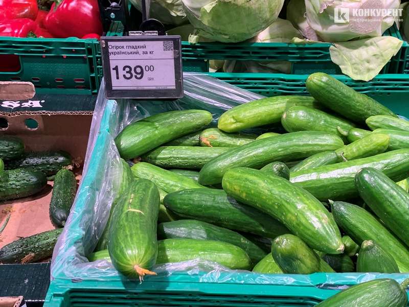 200 гривень за кілограм: у Луцьку – рекордно висока ціна на огірки
