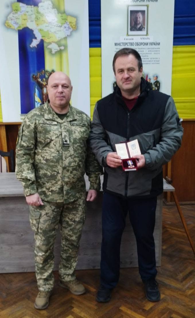 Двох десантників із Волині нагородили за службу на найгарячіших напрямках фронту