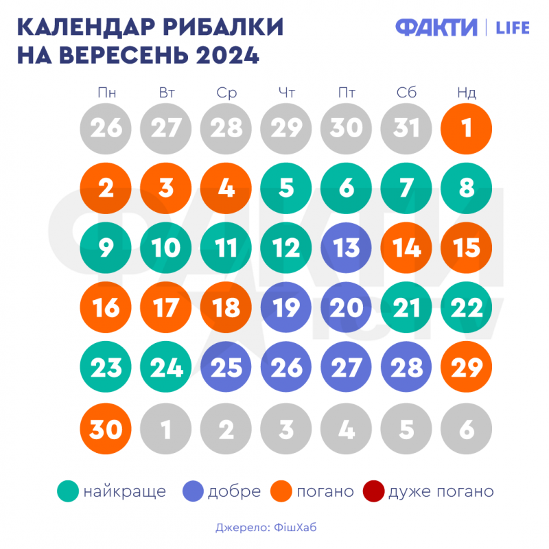 Щука точно клюне: календар рибалки на вересень 2024