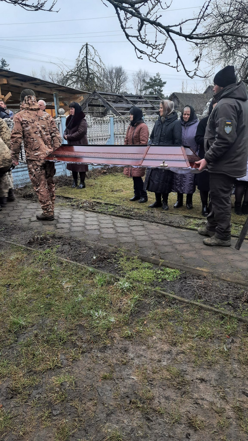 На Волині попрощалися із бійцем тероборони Сергієм Панасюком, який загинув поблизу кордону з Білоруссю