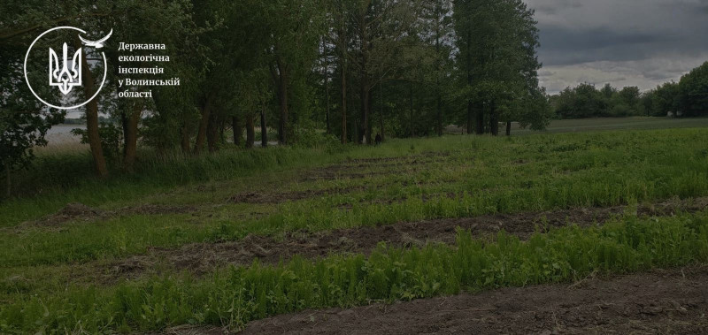 На Волині незаконно розорали землі у межах заказника