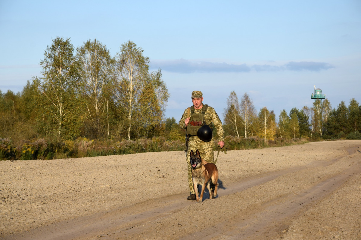 Сім років служби разом: як прикордонник з Волині і його собака тримають кордон