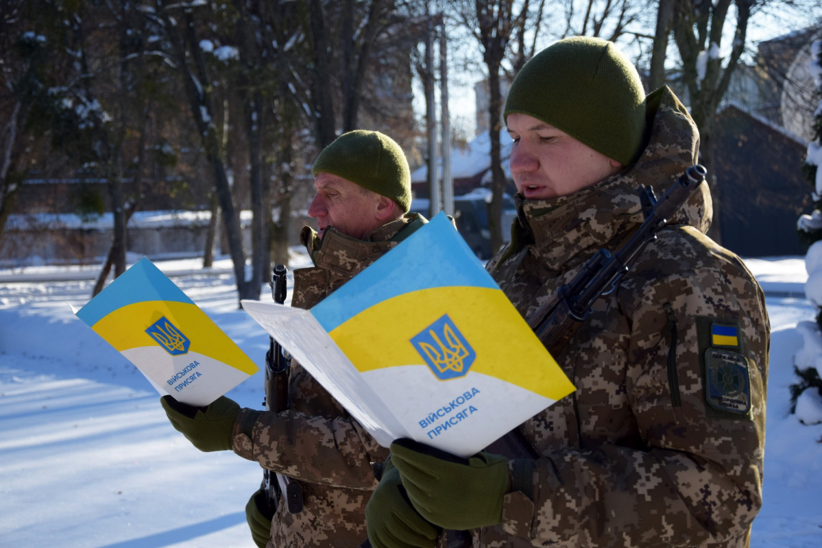 У Луцьку новобранці Волинського прикордонного загону склали присягу