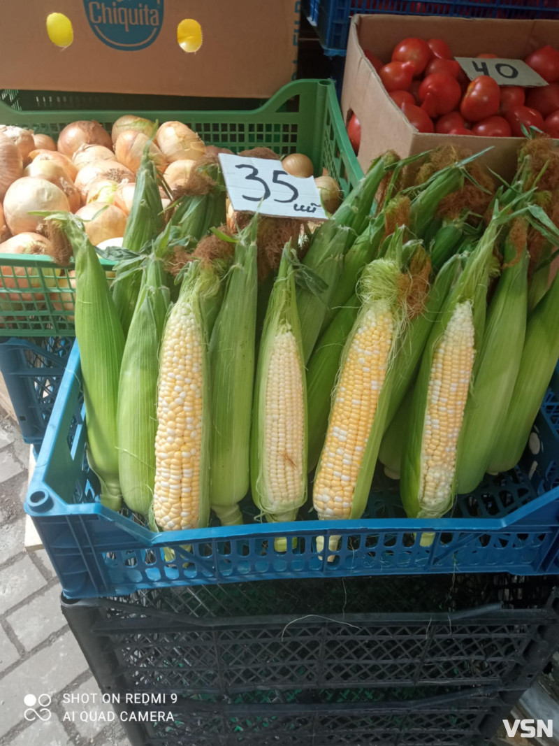 На ринку у Луцьку вже продають молоду кукурудзу: яка ціна