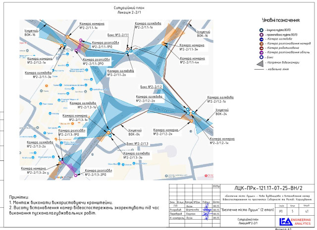 У Луцьку розширюють систему відеоспостереження: нові локації на двох проспектах міста