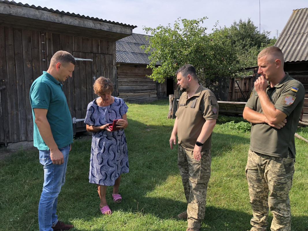 Сім'ям загиблих військових з Волині вручили посмертні нагороди «За мужність»