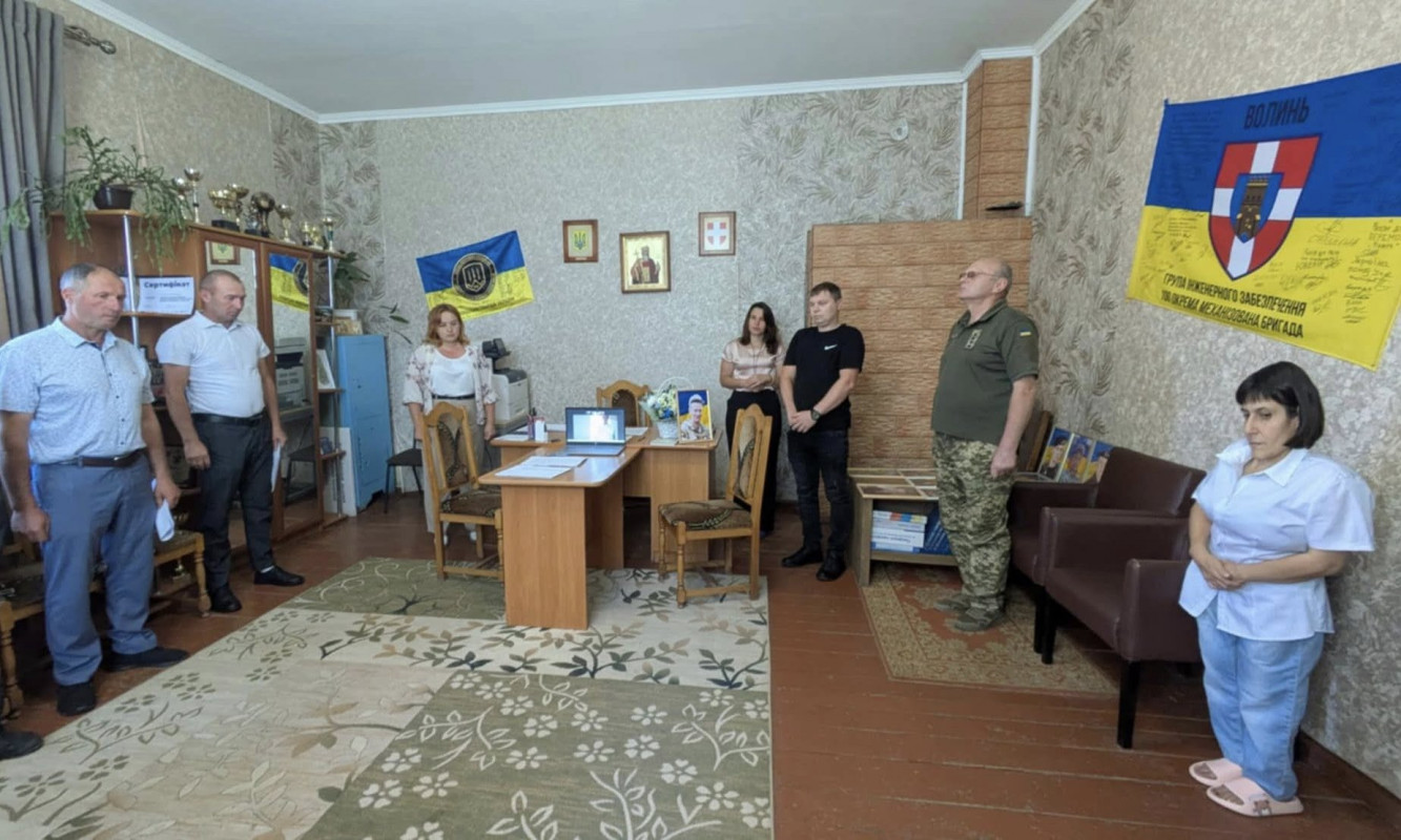 Героя з Волині посмертно відзначили «Комбатантським Хрестом» за відвагу на фронті