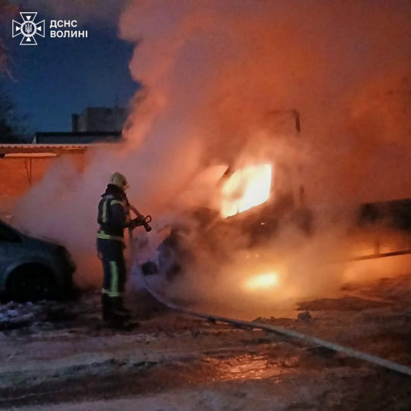 У чотирьох районах Волині трапилося шість пожеж