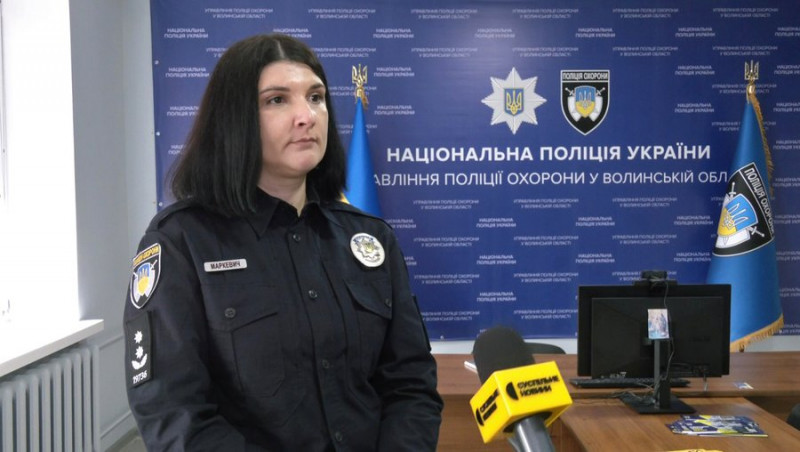 Скільки учасників бойових дій працюють в поліції охорони Волині