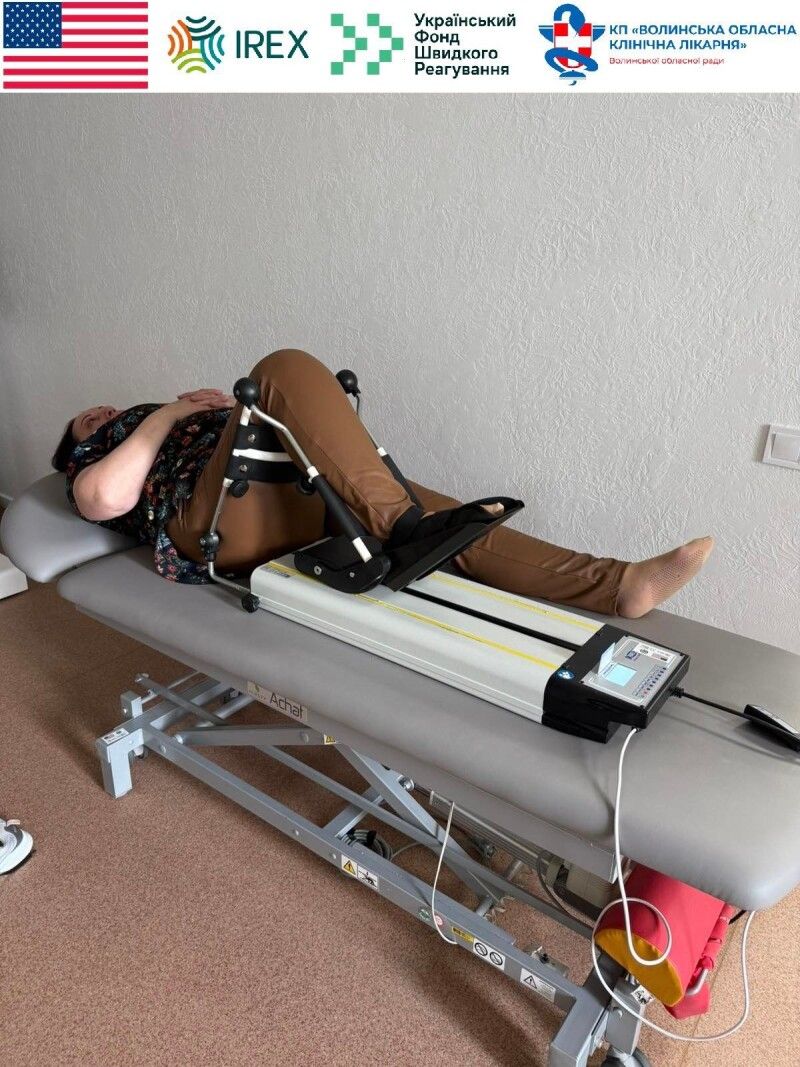 У Волинській обласній лікарні на понад 160 тисяч доларів оновили реабілітаційну кімнату