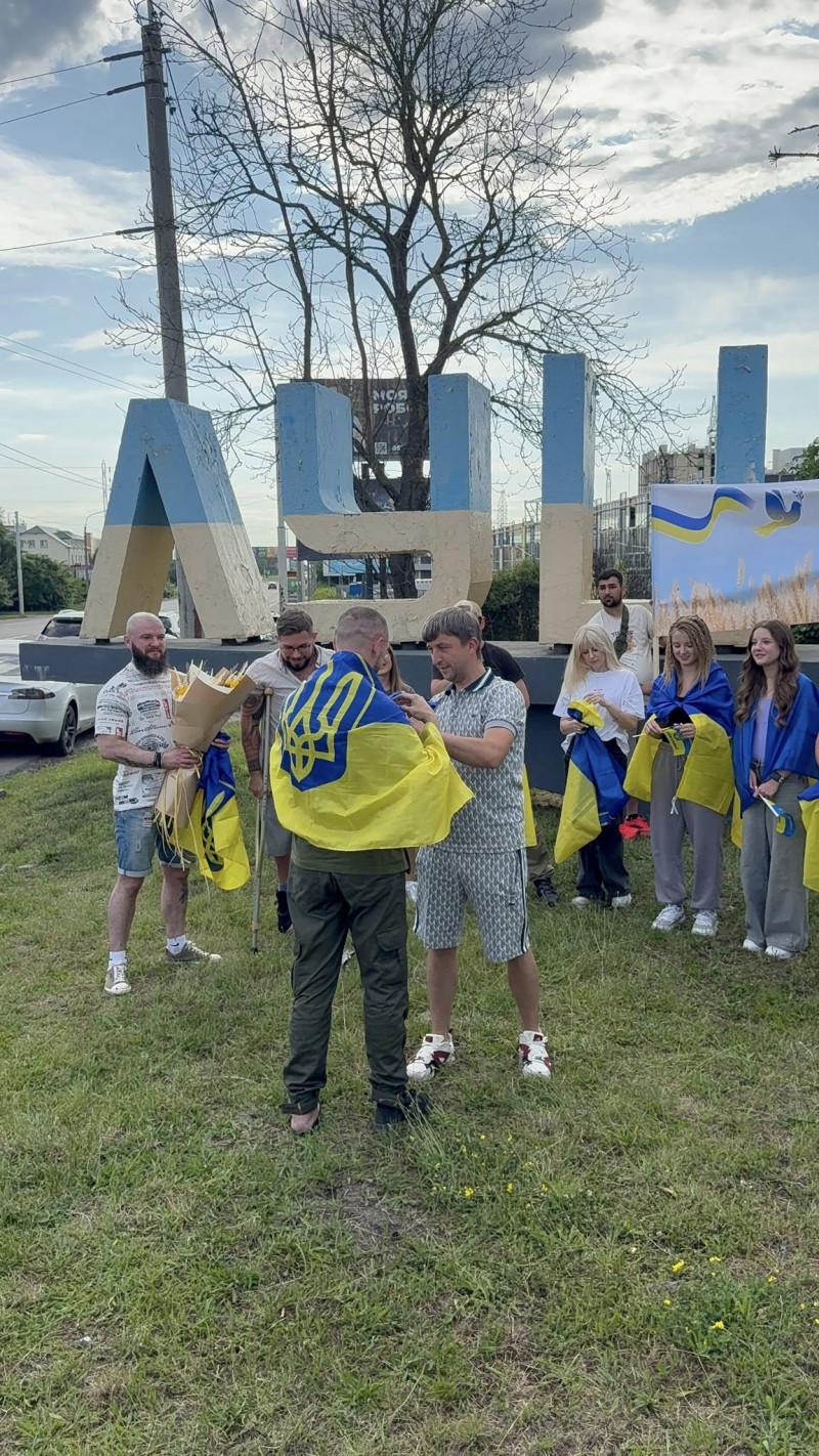 У Луцьку зустріли офіцера 14-ї бригади Бориса Василенка, який майже рік провів у полоні