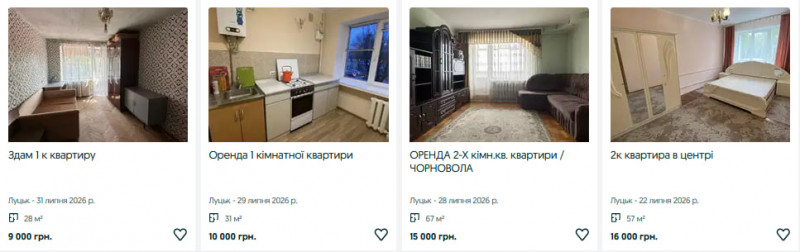 Скільки коштує орендувати житло студентам у Луцьку перед новим навчальним роком: огляд цін