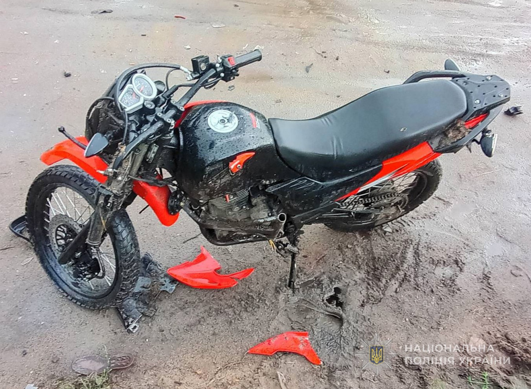 За добу на Волині шестеро мотоциклістів потрапили в ДТП – травмувалося п’ятеро дітей