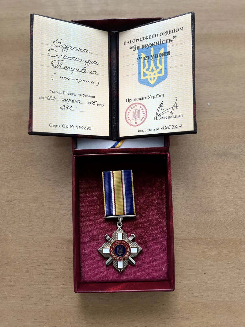На Волині батькам вручили державну нагороду загиблого сина