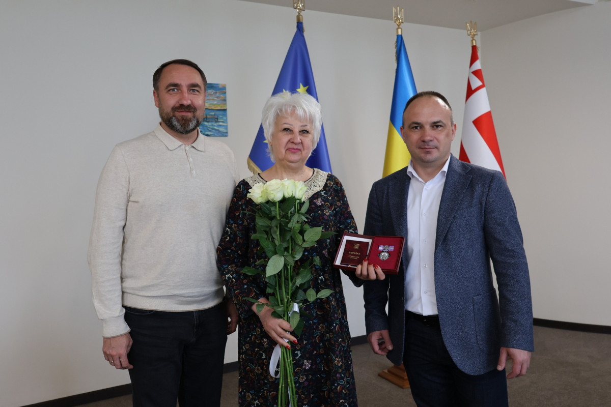Волонтерка з Волині Діана Шевчук отримала нагороду від Президента України