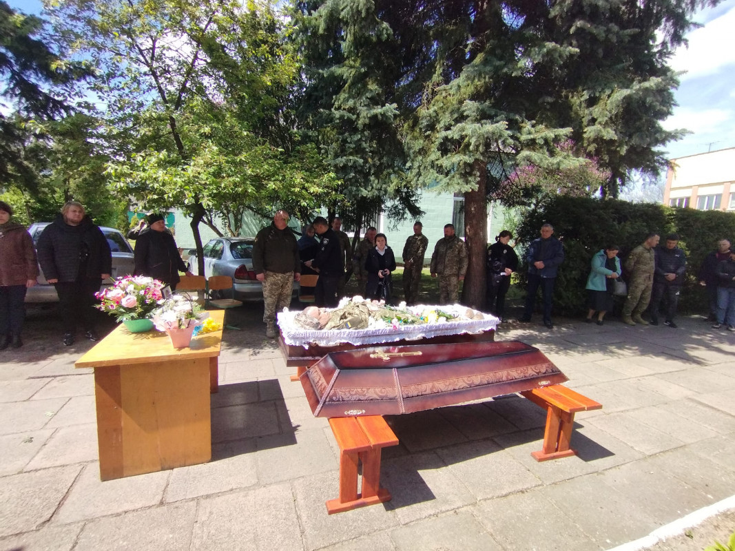 25 років перебував на військовій службі: на Волині прощаються із підполковником, начальником військкомату