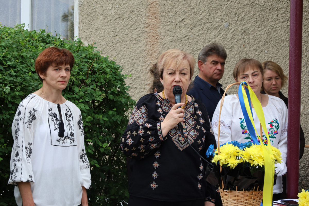 На Волині відкрили меморіальну дошку захиснику Назару Матейчуку