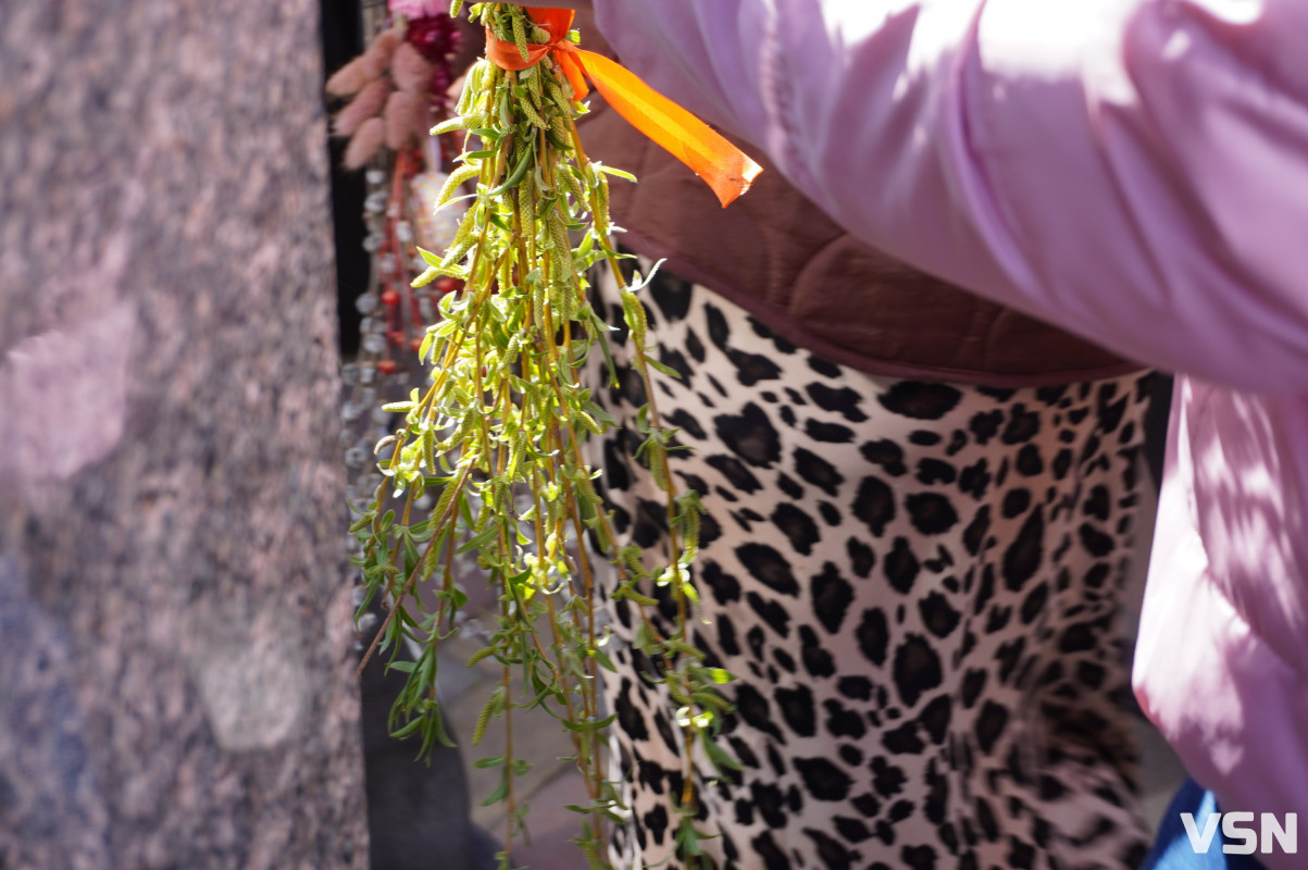 Сотні вірян прийшли освячувати вербу у головний собор Луцька. Фоторепортаж