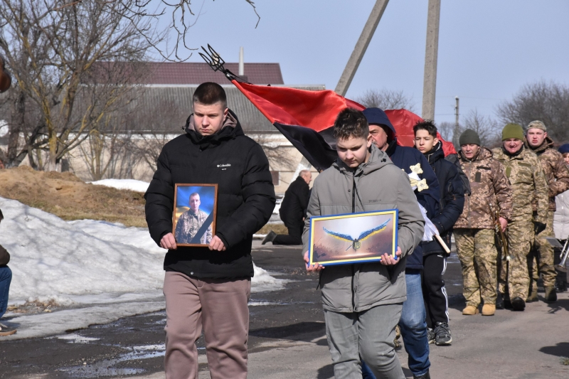 На Волині попрощалися із захисником Вадимом Гускою