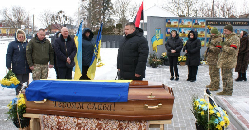 На Волині попрощалися з Героєм Олександром Удотом, який понад рік вважався зниклим безвісти
