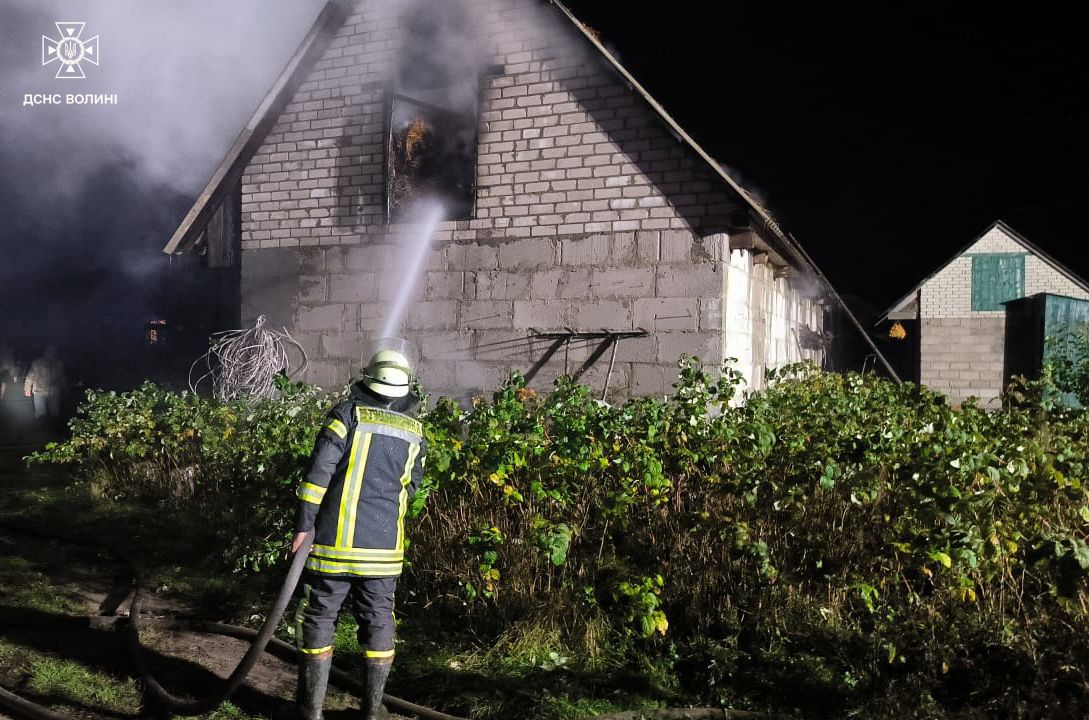 На Волині в пожежі загинуло двоє чоловіків