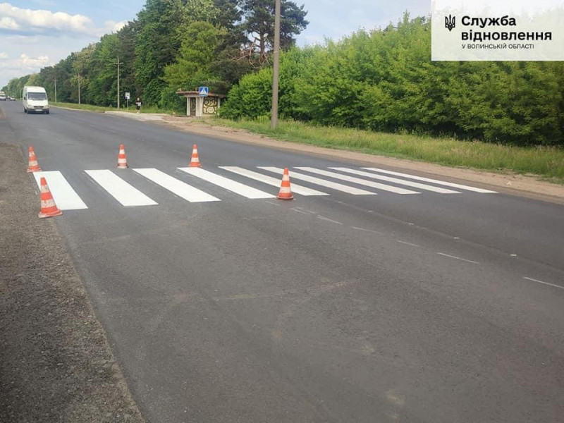 На трасі Луцьк – Ківерці завершують ремонт: наносять розмітку