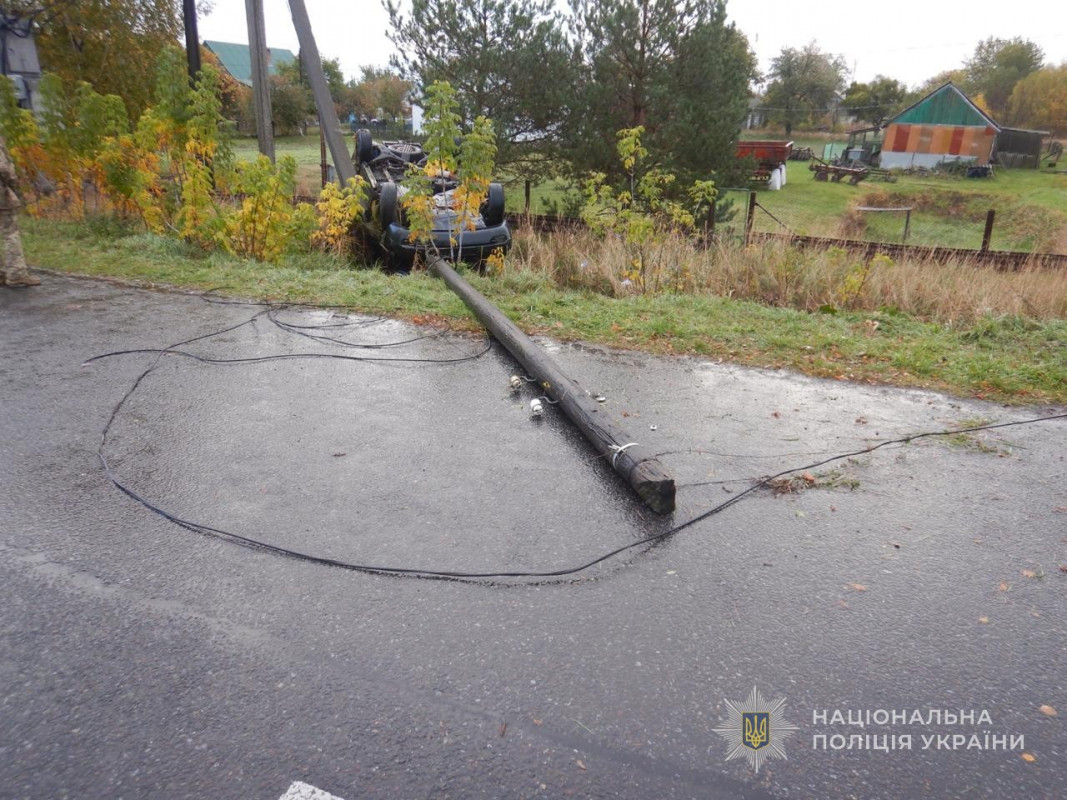 Врізався в електроопору: у смертельній ДТП на Волині загинув водій Volkswagen