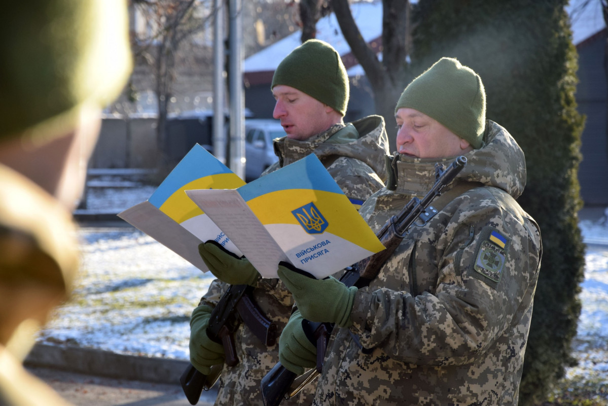 «Вся країна має працювати на перемогу», – новобранець прикордонників Волині присягнув на вірність Україні