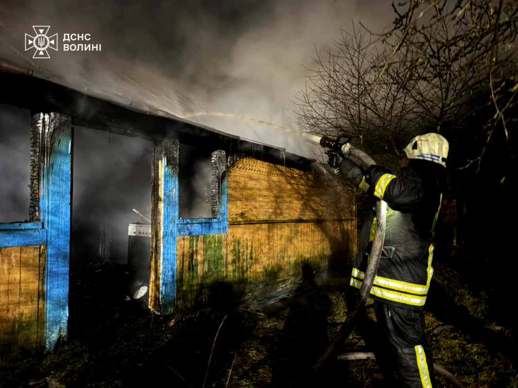 Пожежі на Волині: вогонь забрав життя жінки та спопелив автомобіль