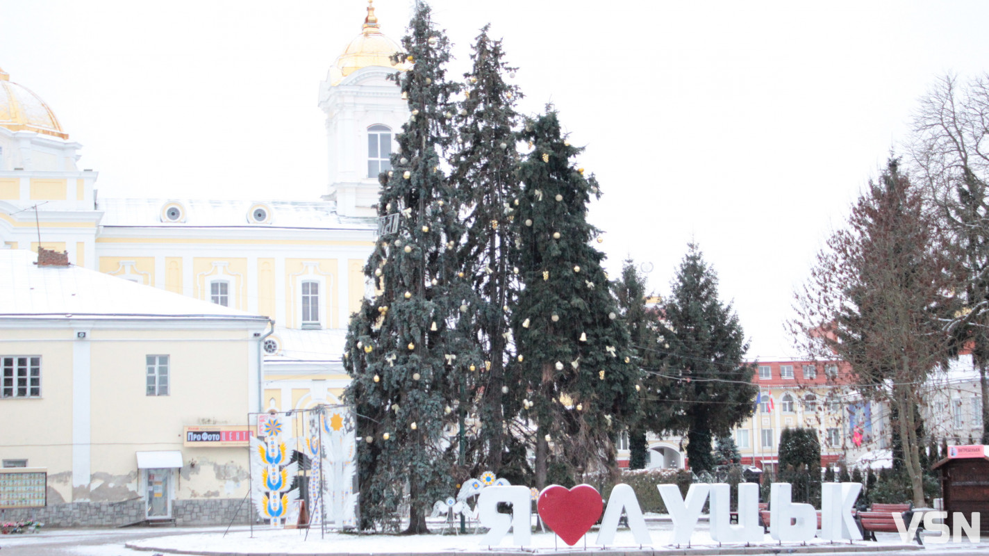 Засніжений Луцьк: як виглядають парки та двори міста взимку напередодні Нового 2026 року. Фоторепортаж