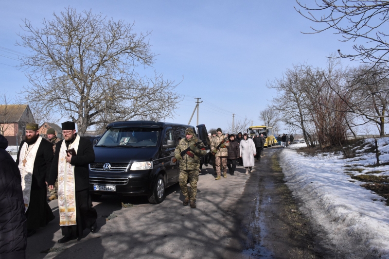 На Волині попрощалися із захисником Вадимом Гускою